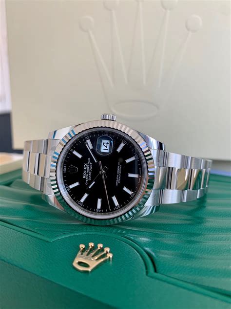 rolex datejust 116633 roman black dial 41 mm|rolex 116334 vs 126334.